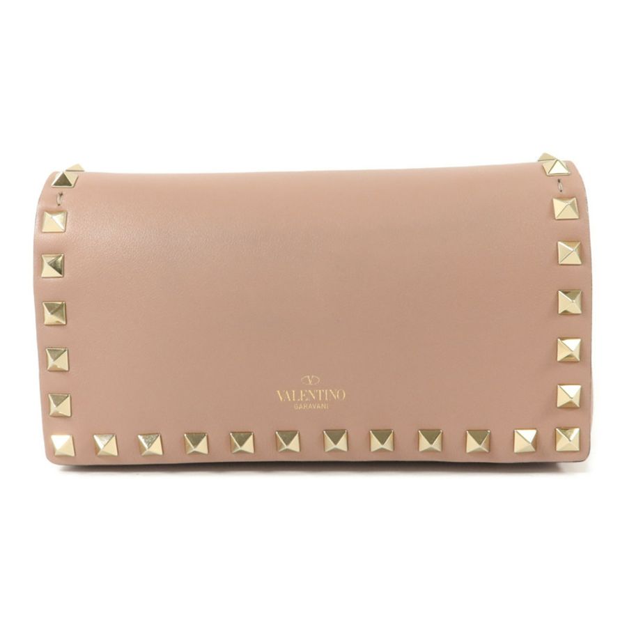 Valentino 牛皮皮革Rockstud WOC鏈帶肩背袋-1