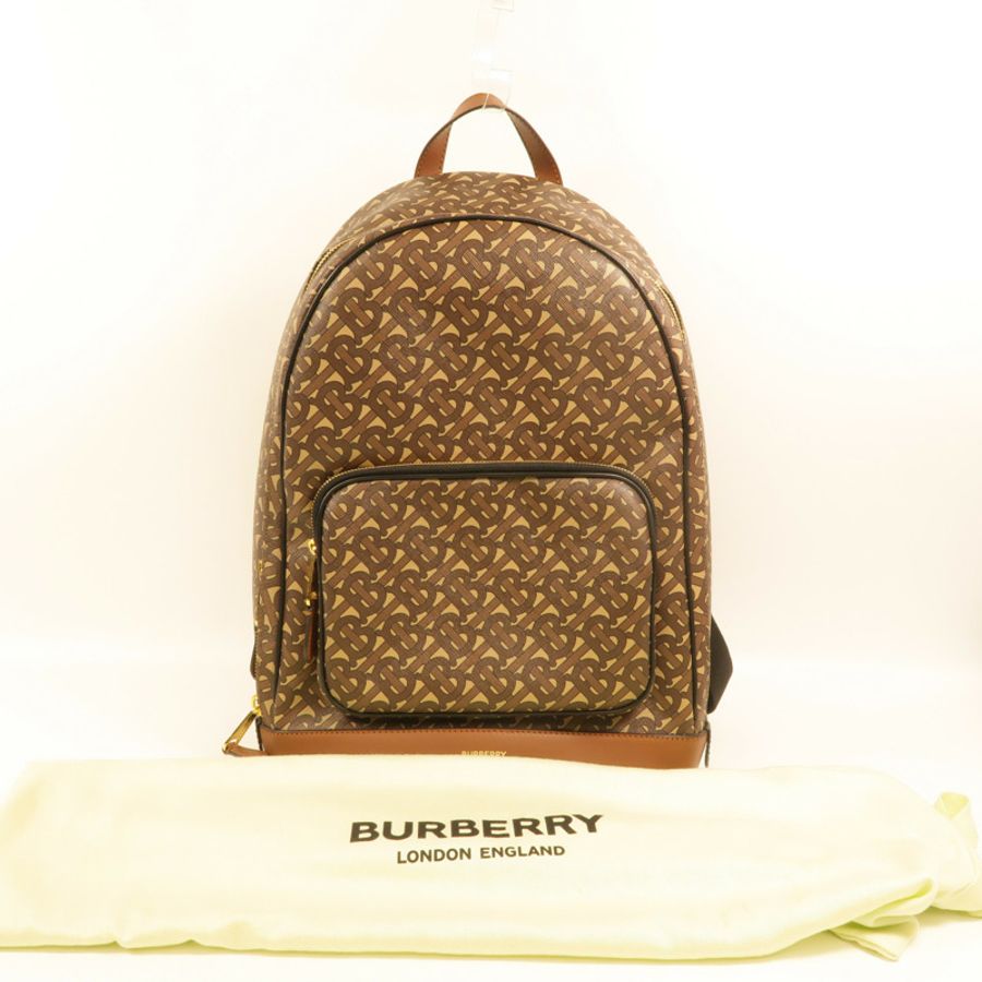 BURBERRY 塗層帆布Backpack背包-9