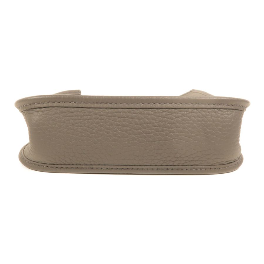 HERMES Clemence皮革Evelyne TPM肩背袋Gris Misty-3