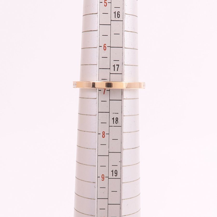 HERMES 18K玫瑰金Finesse Ring鑽石戒指-6