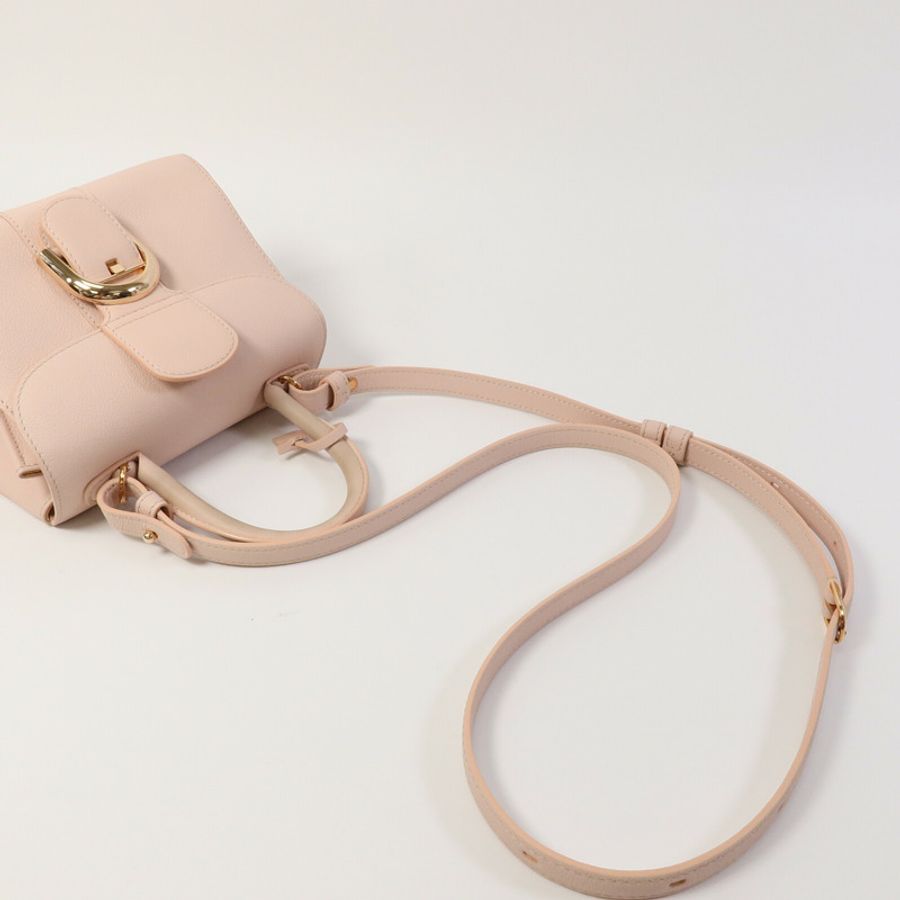 Delvaux 牛皮皮革Brillant Mini手挽肩背兩用袋-9