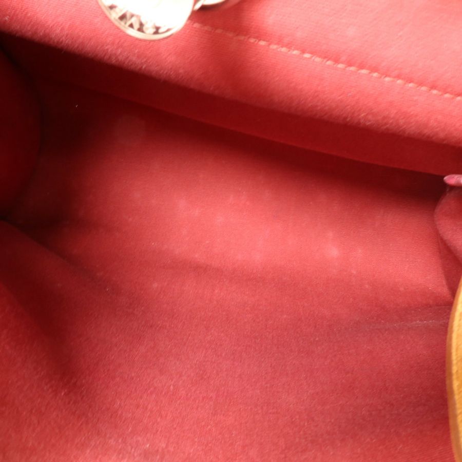 HERMES 帆布Herbag PM手挽肩背兩用袋Rubis/Fauve-4