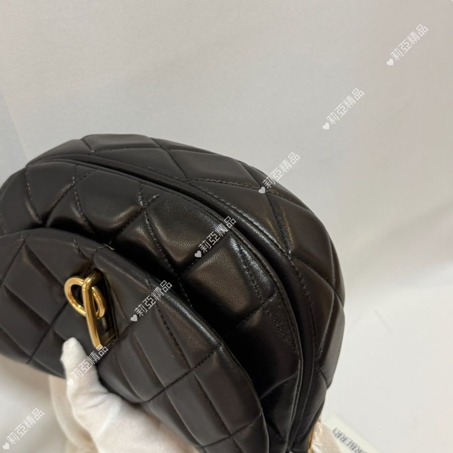 莉亞精品♡Burberry 小羊皮鏈包 #未使用閒置品-9