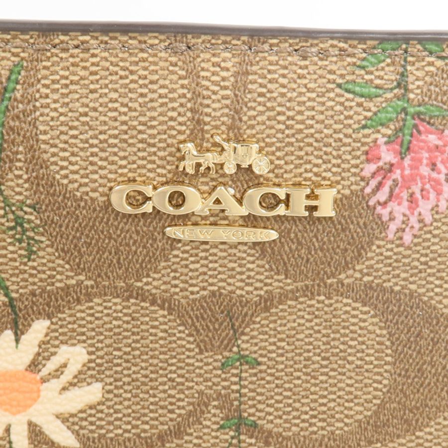 COACH 塗層帆布Wallet錢包-9