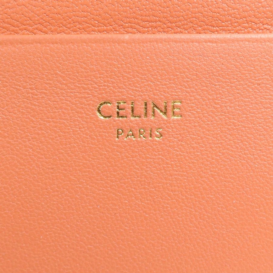 CELINE 牛皮皮革Zipped Purse Card Case錢包-14