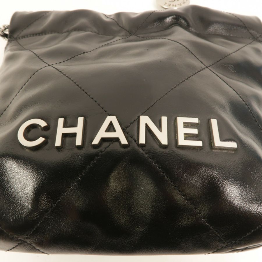 CHANEL Chanel 22 Mini鏈帶手挽肩背兩用袋-9