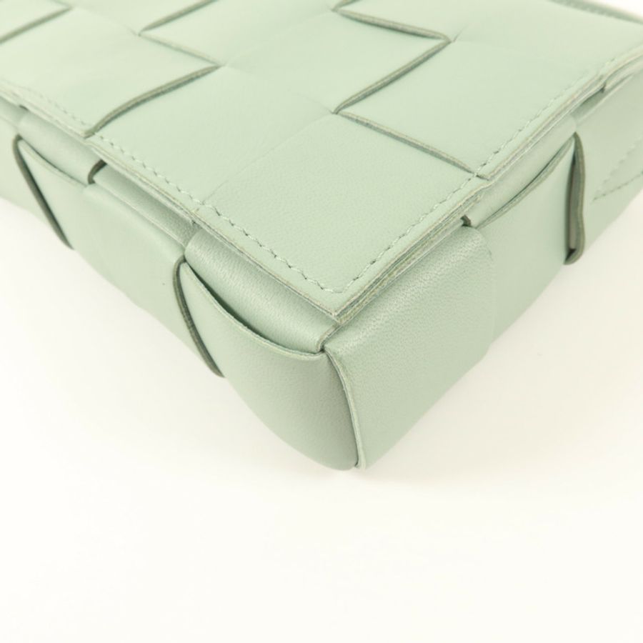 BOTTEGA VENETA 羊皮皮革Cassette Bag Small肩背袋-11