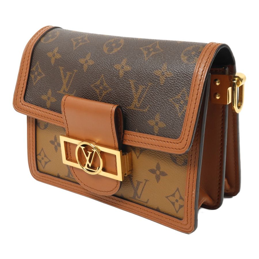 LOUIS VUITTON Monogram Reverse Mini Dauphine肩背袋-2