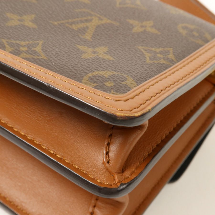LOUIS VUITTON Monogram Reverse Mini Dauphine肩背袋-12