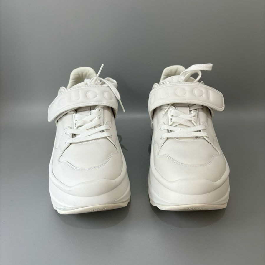 Gucci/古馳 Wave白色厚底老爹鞋,運動休閒鞋,尺碼:39碼,偏大-1