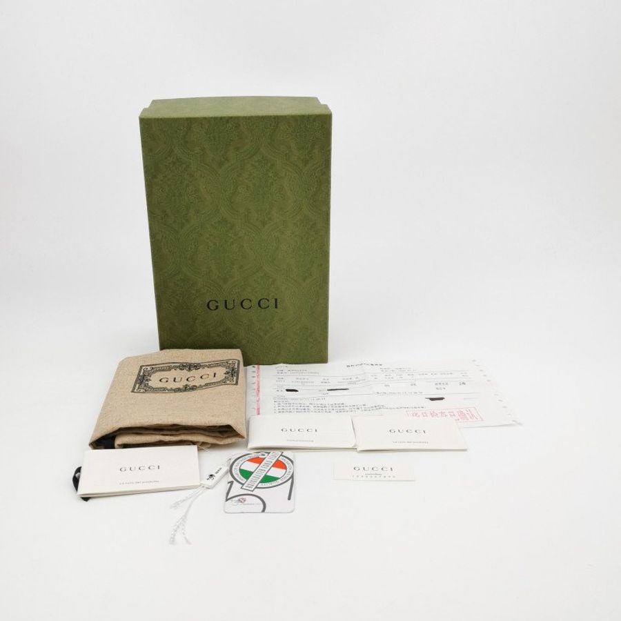 Gucci GG Marmont小號牛皮帆布拼色GG老花雙G標誌斜背包-8