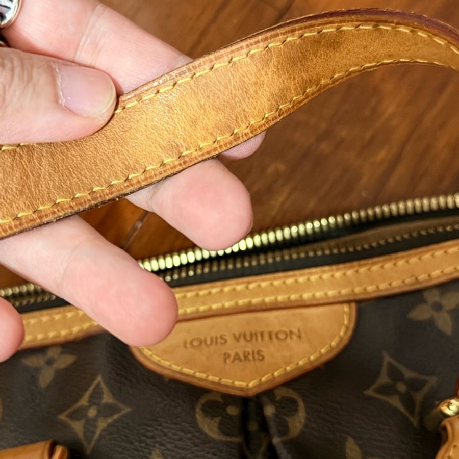 Louis Vuitton LV 2用 水餃包 手提 肩背-6