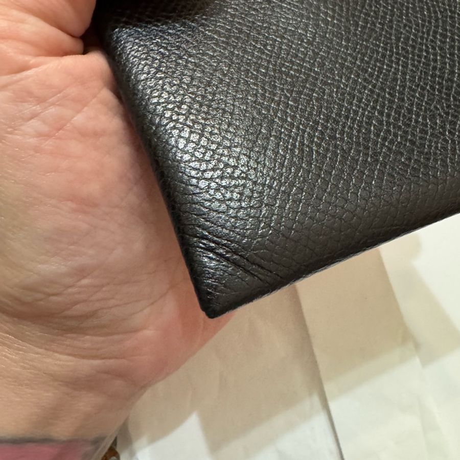 hermes零錢包黑色-8