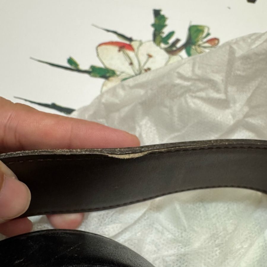 hermes皮帶金色90公分-4