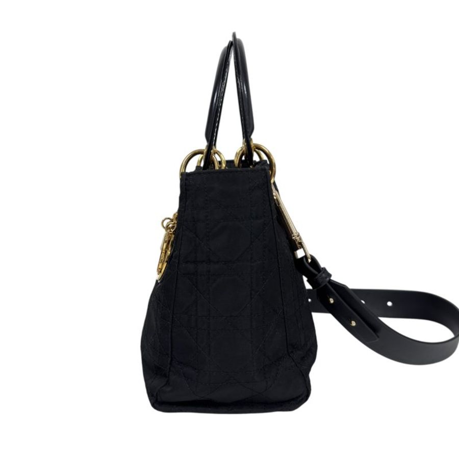 DIOR *自加帶>送無品牌肩帶* 中古 Lady Dior 2用袋-9