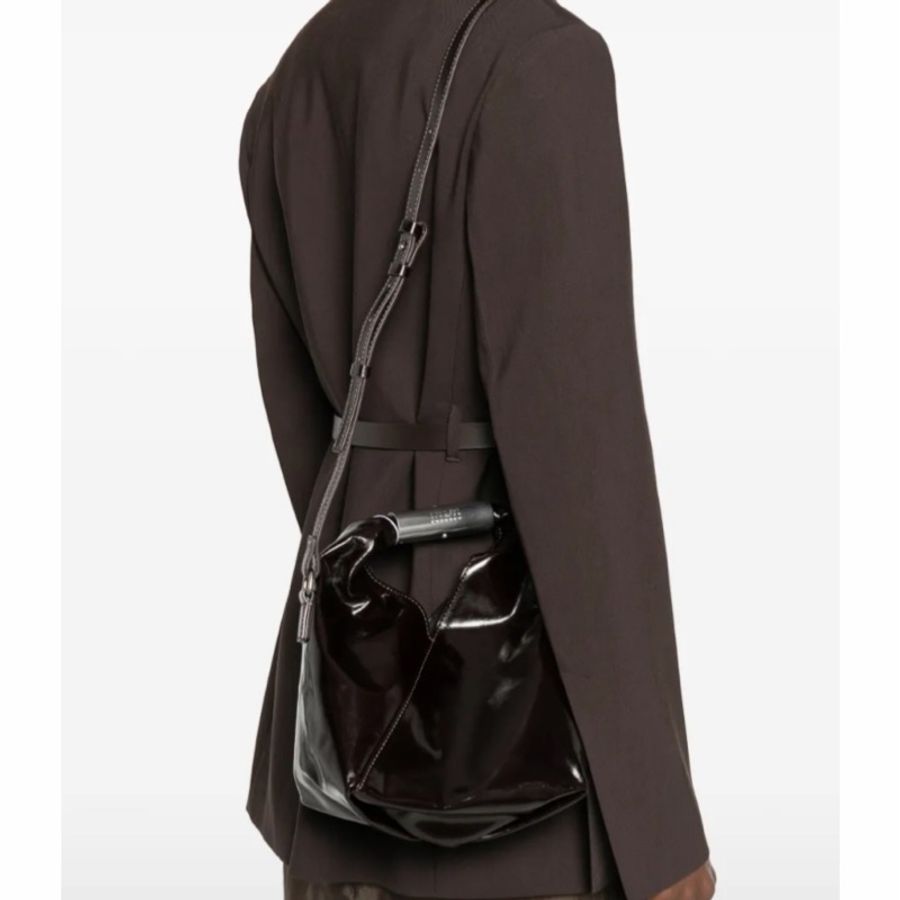 Mm6 Maison Margiela 女士 褶襇單肩包均碼碼20cm*12cm*20cm-4