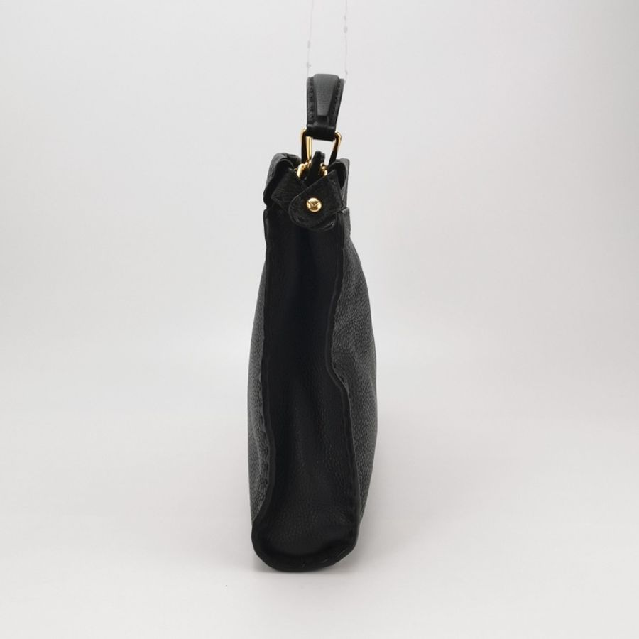 Fendi Peekaboo躲貓貓牛皮小惡魔圖案扭鎖斜挎包單肩包-3
