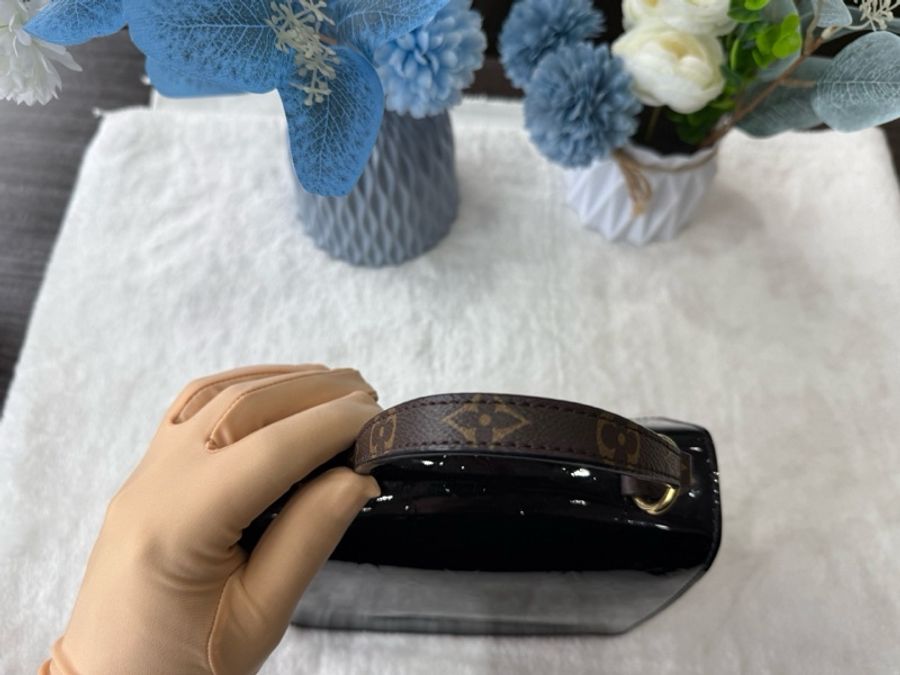 LV路易威登/Louis Vuitton 黑色漆皮-5