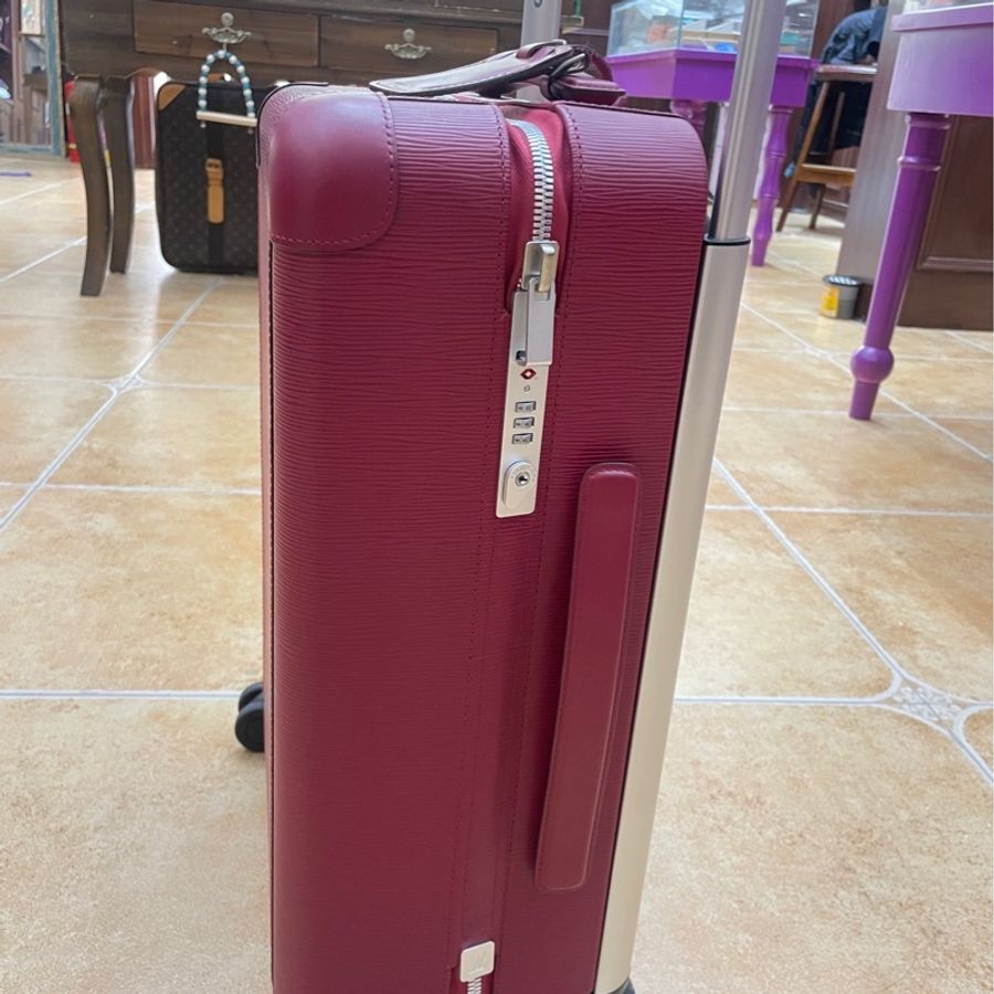 Lv Horizon四輪行李箱 拉鍊拉桿箱 萬向輪 密碼鎖 35*50 可登機 芯片款-1