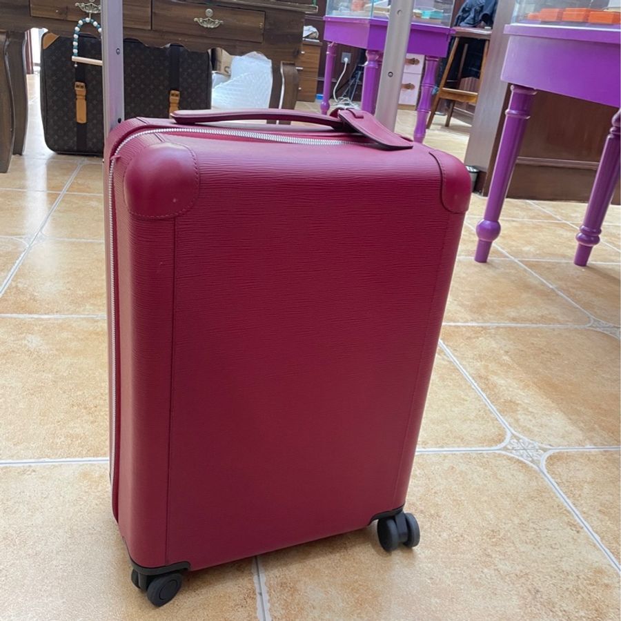 Lv Horizon四輪行李箱 拉鍊拉桿箱 萬向輪 密碼鎖 35*50 可登機 芯片款-4