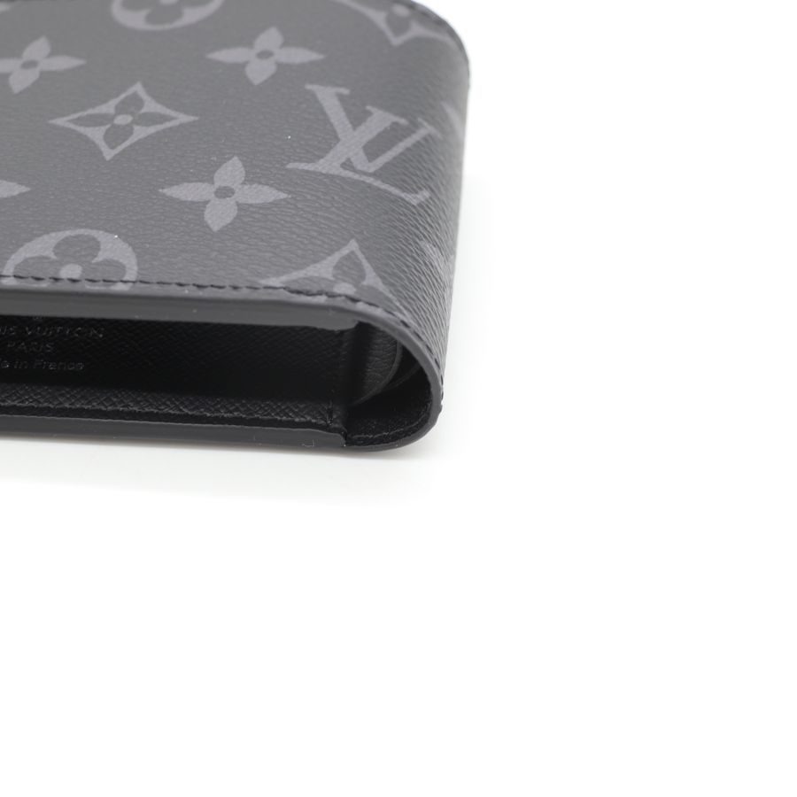 Louis Vuitton 路易威登 黑色 老花 兩折短夾-8