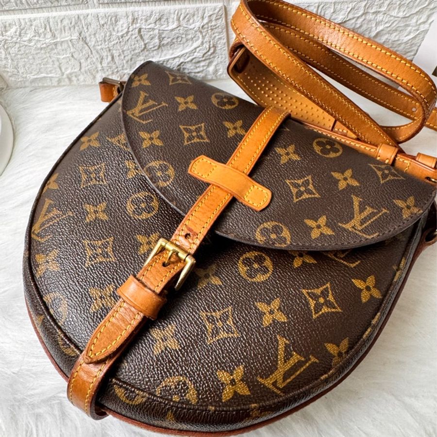 Louis Vuitton 老花中古. MM(中款)盾牌包-11
