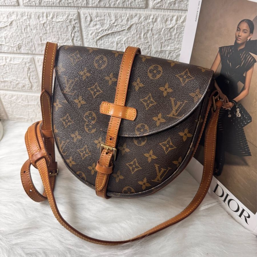 Louis Vuitton 老花中古. MM(中款)盾牌包-28