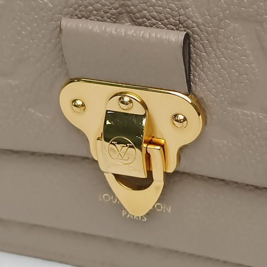LOUIS VUITTON VAVIN鏈條包WOC19灰色牛皮肩背包2021-5