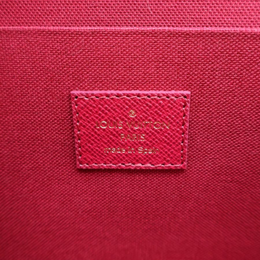棕色 原花 帆布 3合1 牛皮 Pochette Felicie 肩背包【LOUIS VUITTON LV 路易威登】 M81896-5