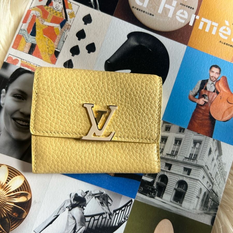 LV 日本限定色capucines wallet-0
