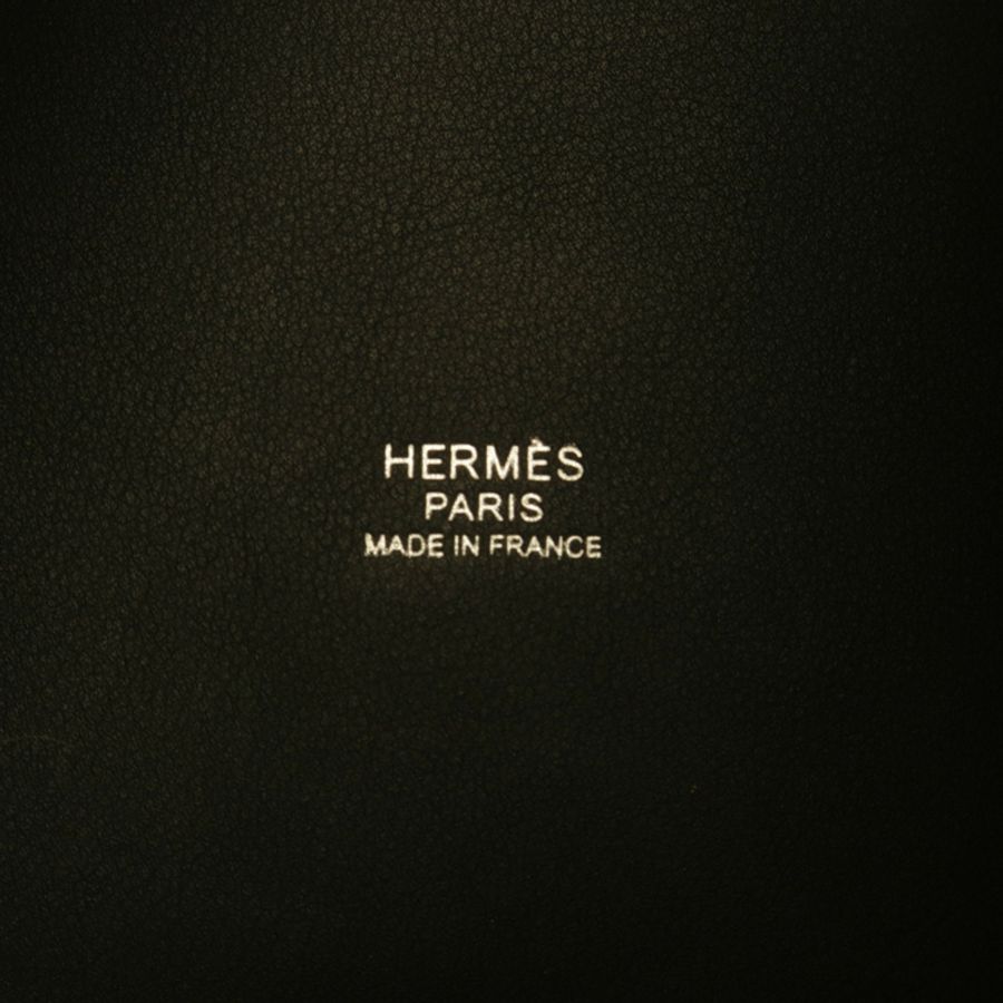 HERMES 帆布/皮革Picotin Cargo PM手挽袋Bleu Marine-7