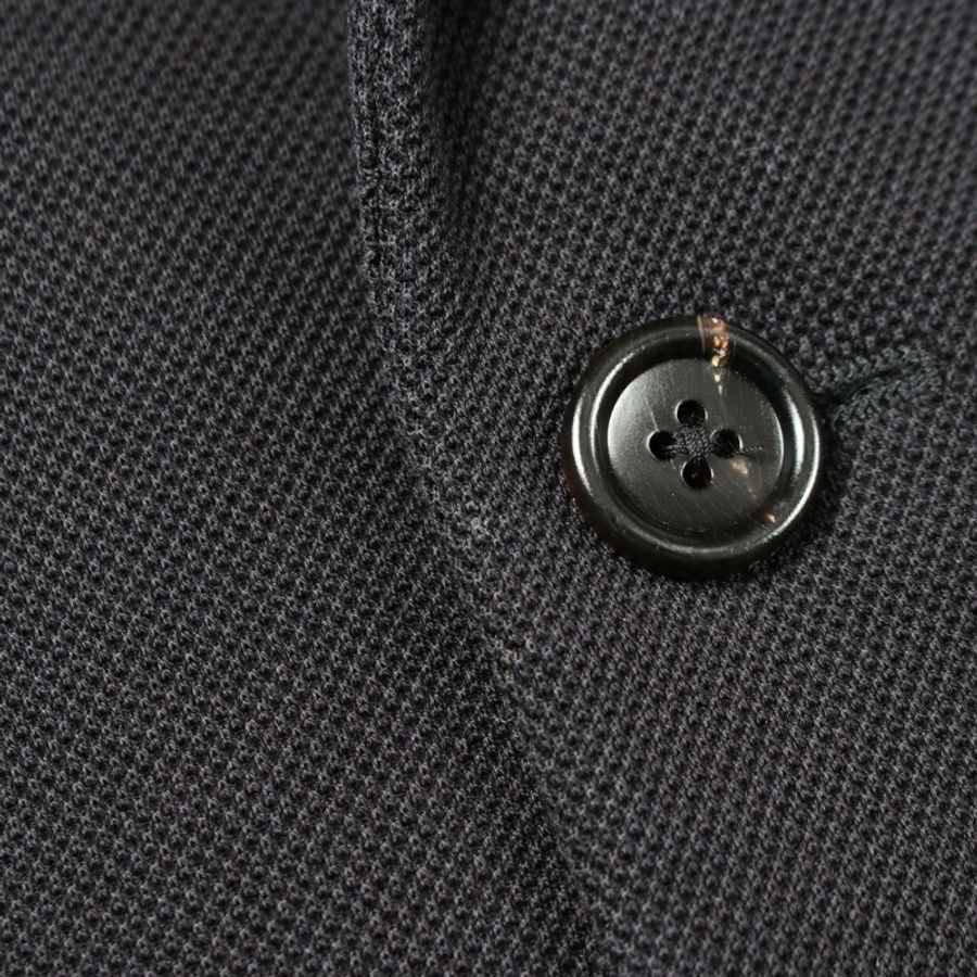 GUCCI 標誌訂製棉質夾克,黑色多色,二手男士4碼-5