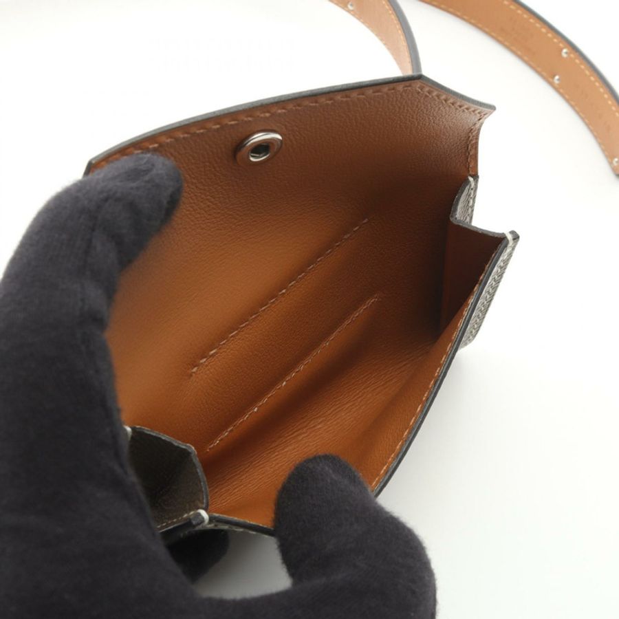 愛馬仕 Kelly Pocket 18 腰帶,Epsom 皮革,灰褐色,二手,女士,U SHW-7