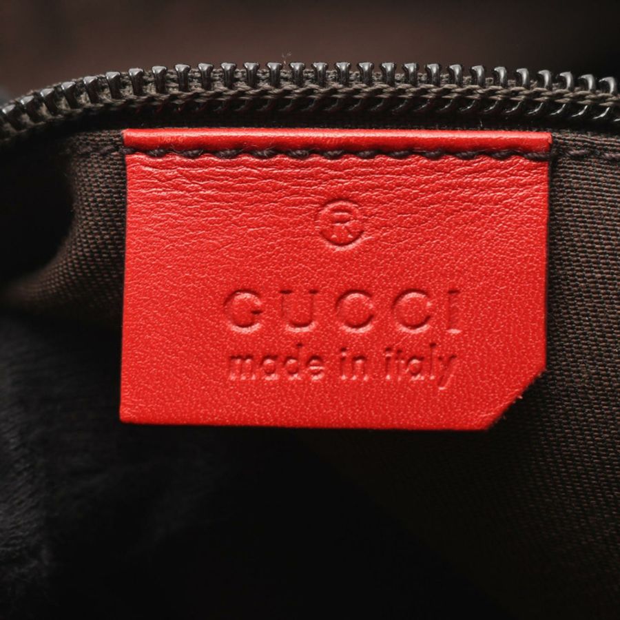 GUCCI Diamante 斜背單肩包 201448 紅色皮革 二手 女士-3