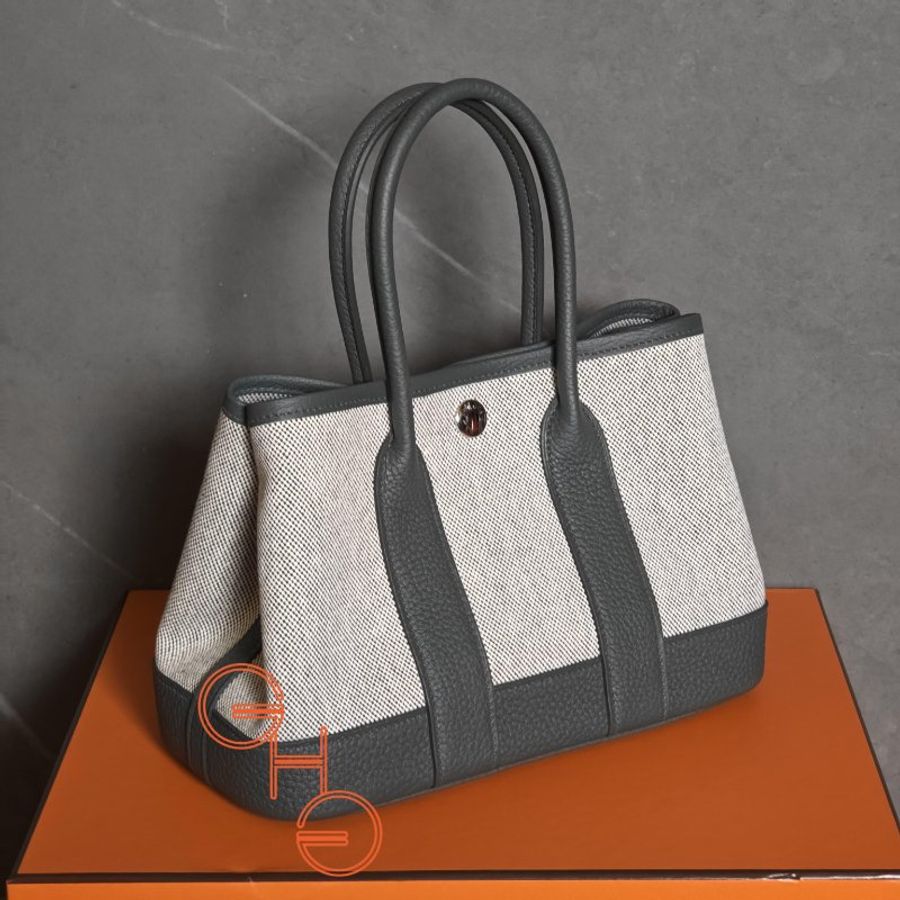 愛馬仕 Hermès Mini Garden Party/Q0 紅樹林綠 (Vert Mangrove)/K 刻/全新-3