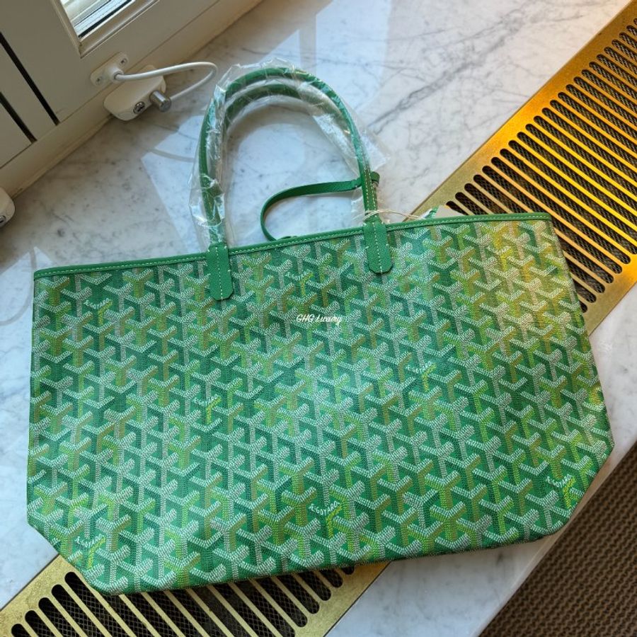 Goyard St Louis Tote 26 特別版 / 綠色 / PM (全新)-2