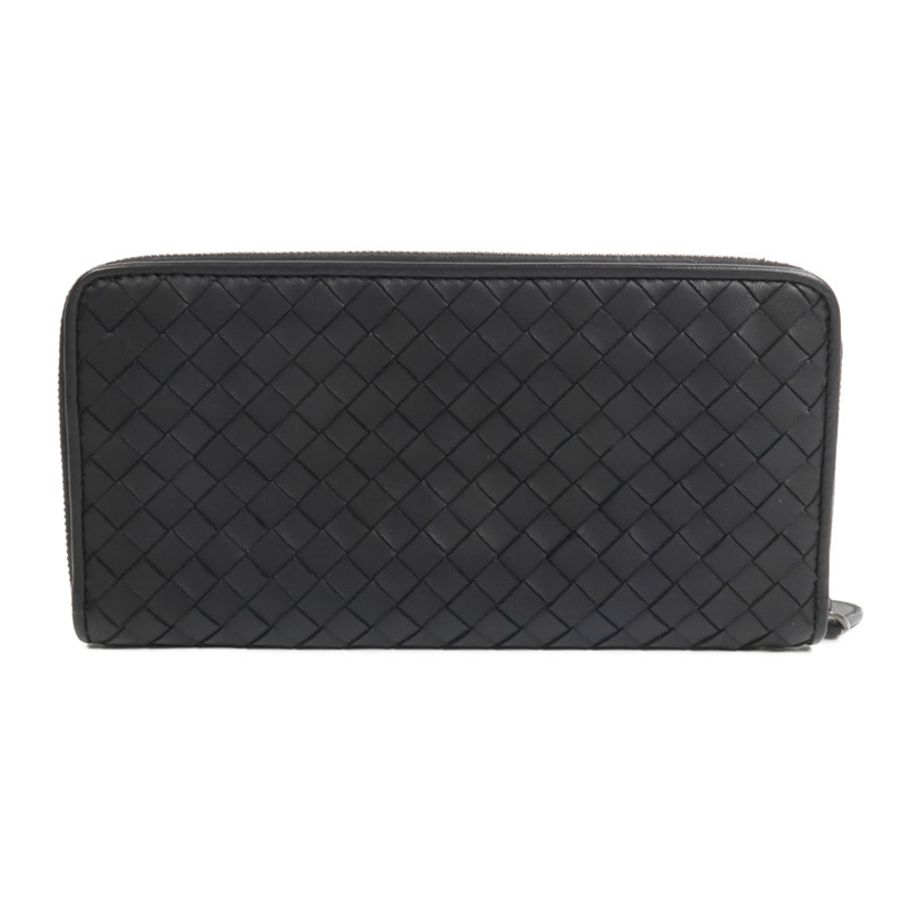 BOTTEGA VENETA 羊皮皮革Zipper Long Wallet長錢包-1