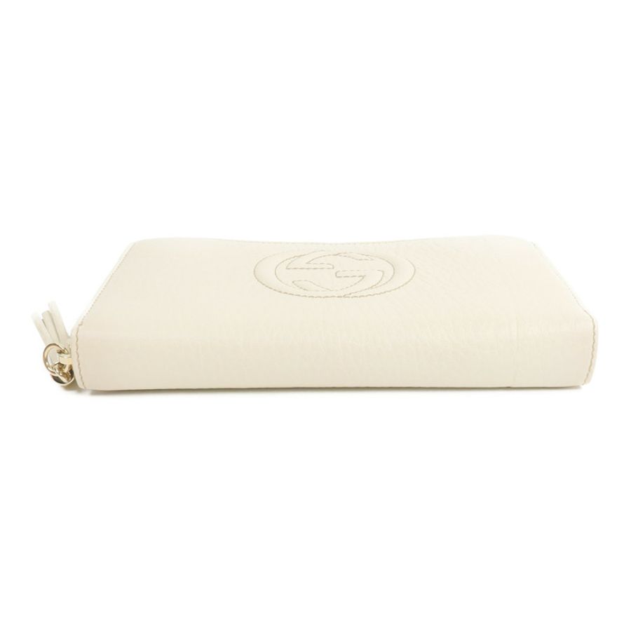 GUCCI 牛皮皮革Soho Zip Around Wallet長錢包-5