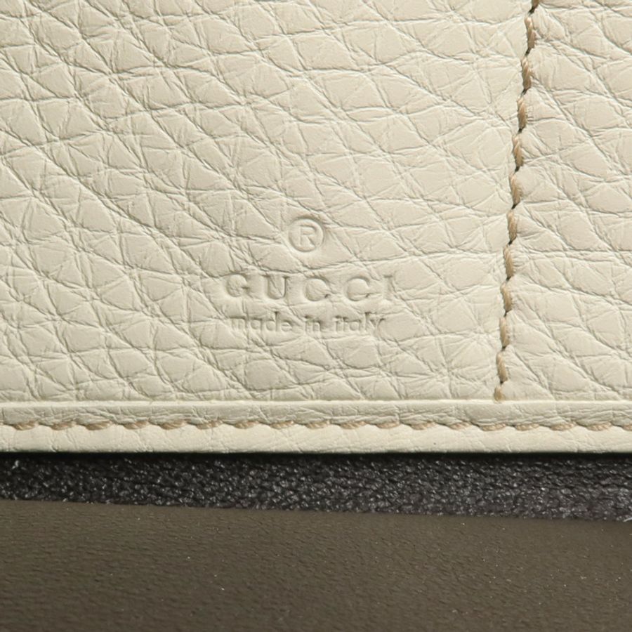 GUCCI 牛皮皮革Soho Zip Around Wallet長錢包-12