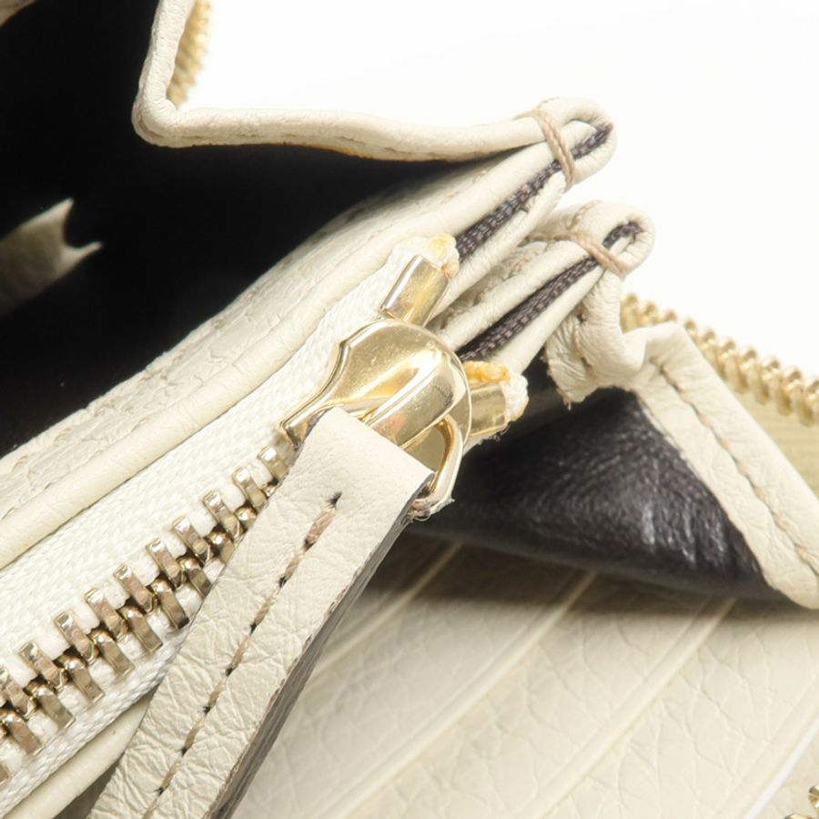 GUCCI 牛皮皮革Soho Zip Around Wallet長錢包-15
