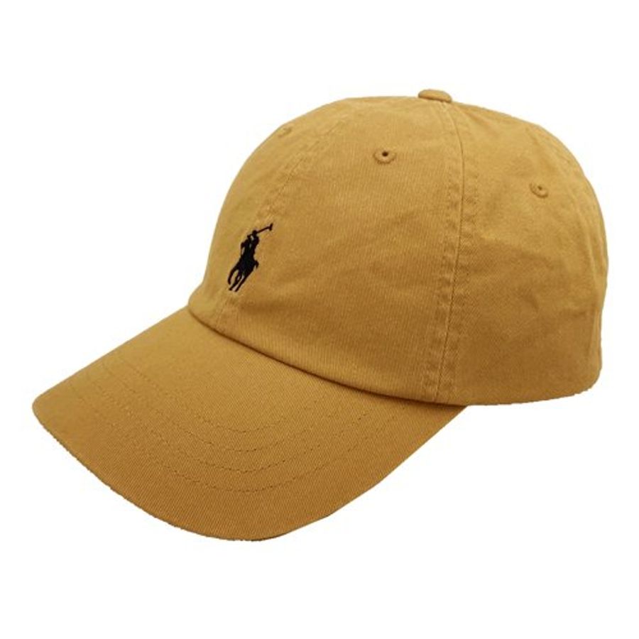 【RALPH LAUREN】POLO刺繡小馬LOGO鴨舌棒球帽(棕/深藍)-2