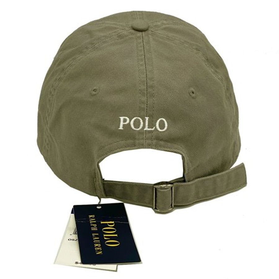 【RALPH LAUREN】POLO刺繡小馬LOGO鴨舌棒球帽(灰)-3