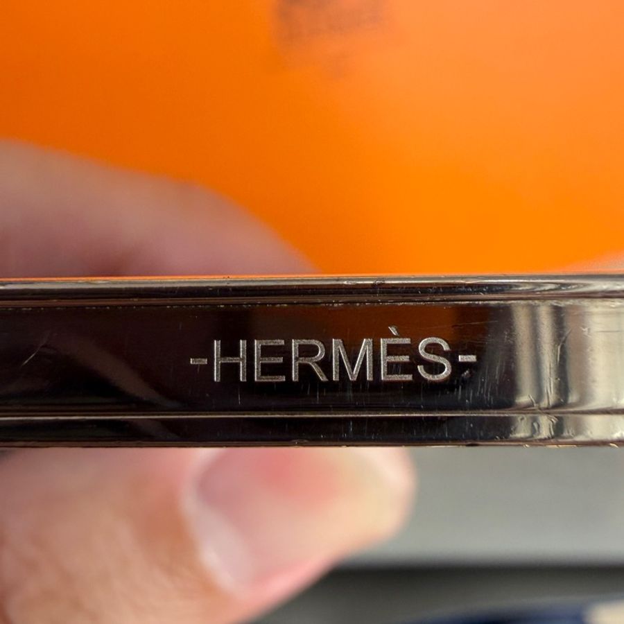 Hermès 海軍藍Epsom Constance短夾💙品相優-11