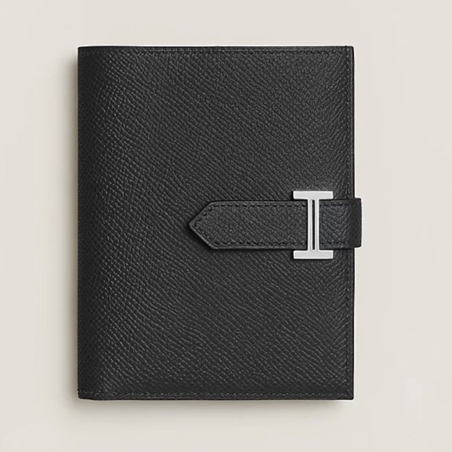 Hermes Bearn Compact Wallet / Noir 89/ Epsom/ 黑銀短夾銀包(Brand New)-0