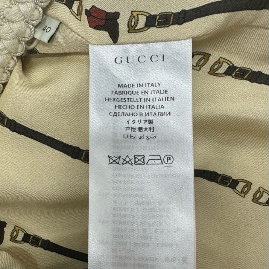 Gucci off-white woven jacket #40-9