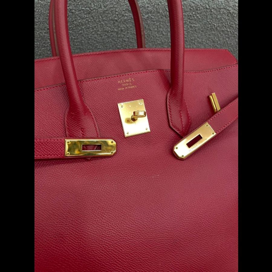 Hermes Birkin 35 紅 -14