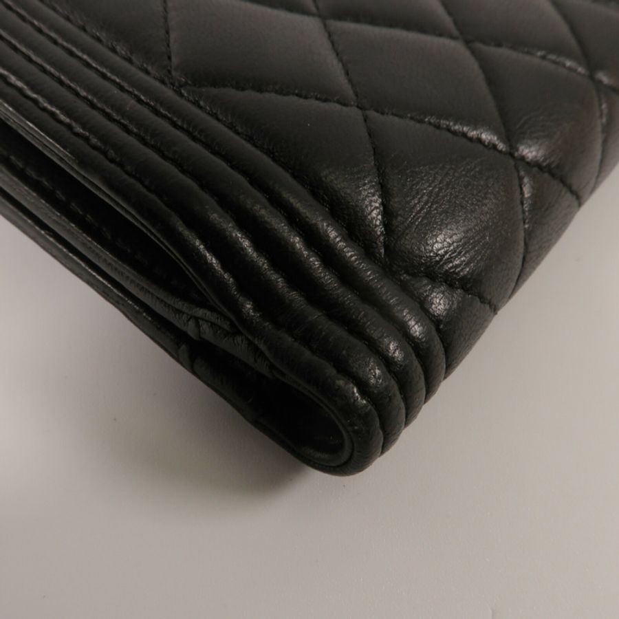 CHANEL 羊皮皮革Wallet錢包-12