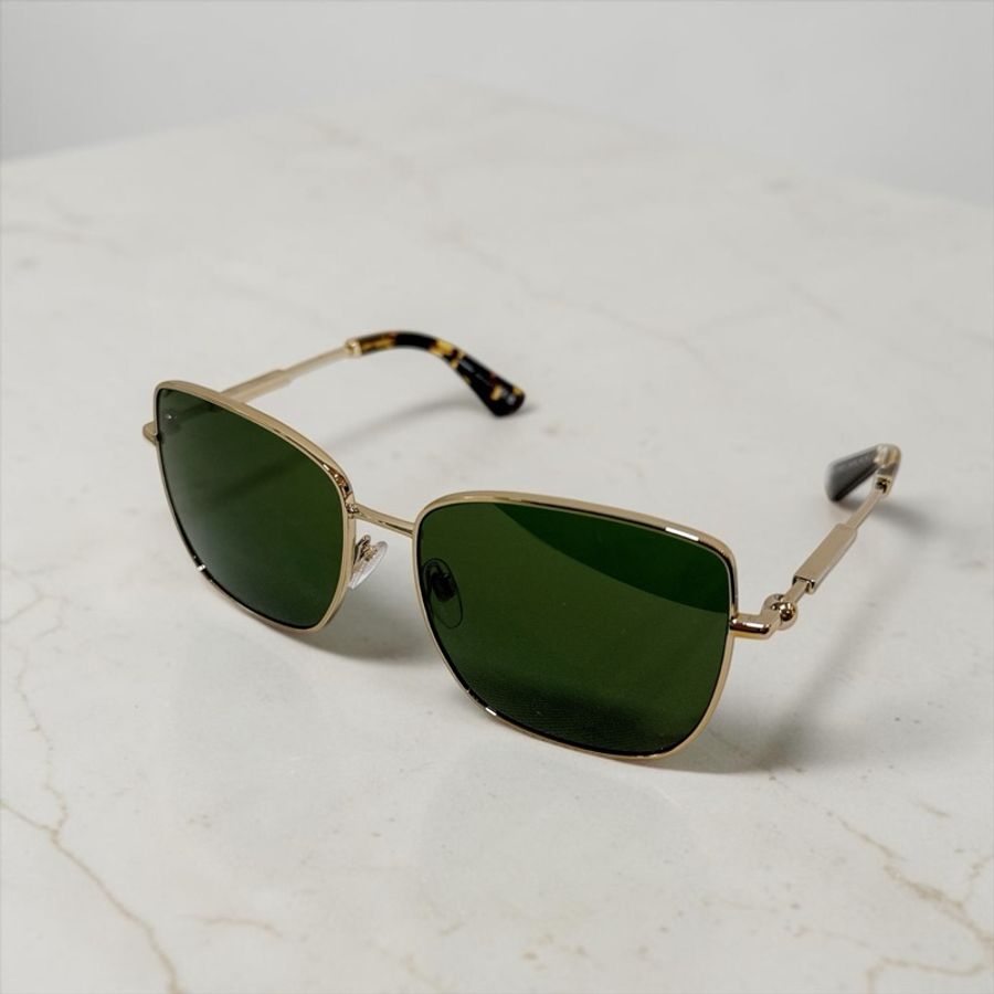 莉亞精品♡ Burberry金屬大框墨鏡 二手美品-0