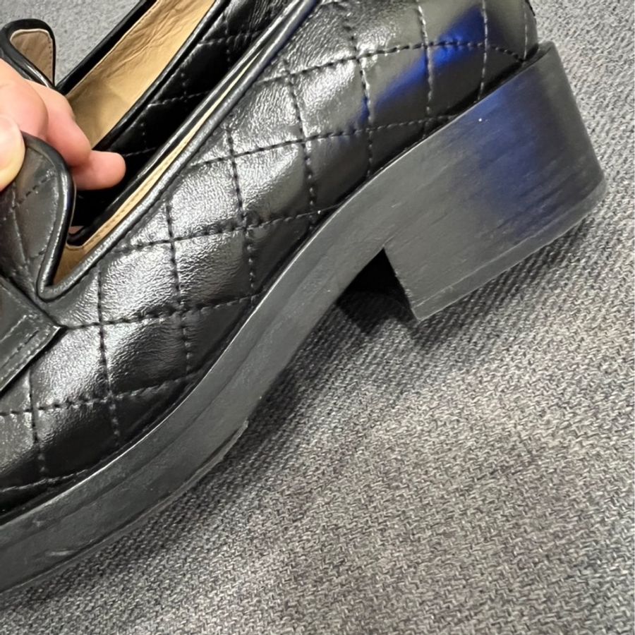 Chanel 黑色樂福鞋-3