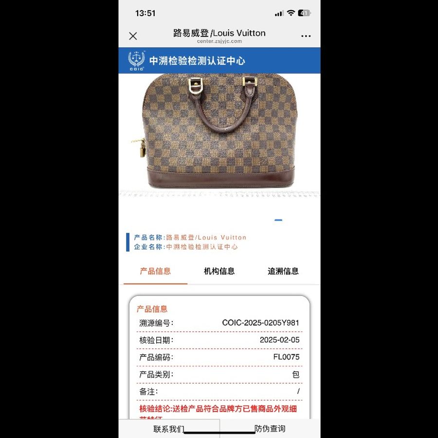 LV 棋盤格 Alma PM小號 32cm -15